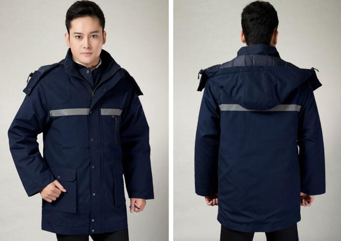 棉衣工作服前后圖