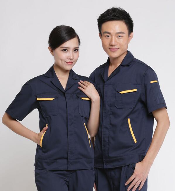 藍色現貨工作服圖片