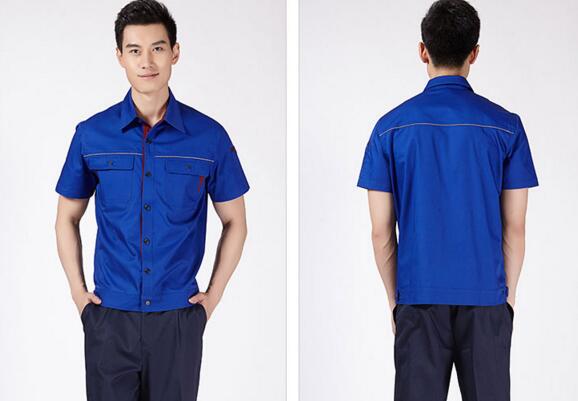 寶藍色工作服款式1