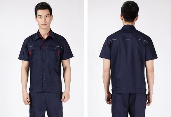 深藍色工作服款式2